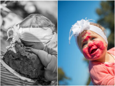Smash cake-famille- photographe Georges Panossian