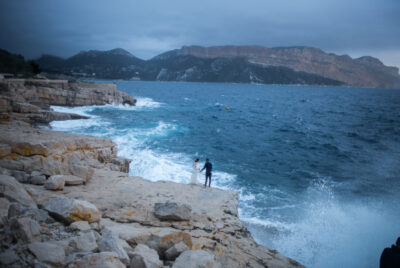 Un beau mariage d'hiver à Cassis