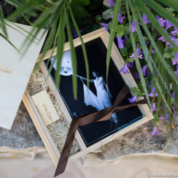 Une jolie clé USB et un Coffret pour vos photos de mariage