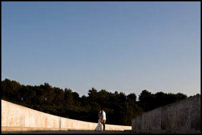 Une séance d'engagement au barrage de Bimont près d'Aix-en-Provence