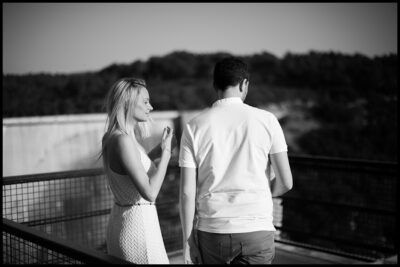 Une séance d'engagement au barrage de Bimont près d'Aix-en-Provence
