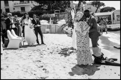 Mariage à la plage sur la French Riviera-Georges Panossian photographe