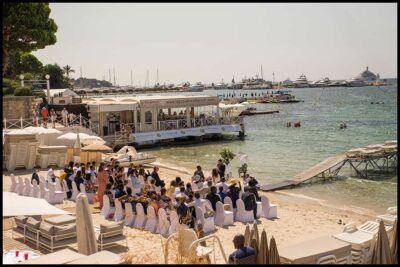 Mariage à la plage sur la French Riviera-Georges Panossian photographe