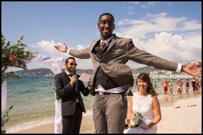 Mariage à la plage sur la French Riviera-Georges Panossian photographe