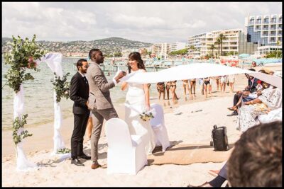 Mariage à la plage sur la French Riviera-Georges Panossian photographe