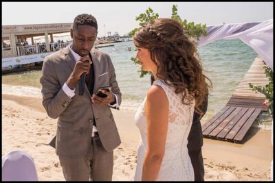 Mariage à la plage sur la French Riviera-Georges Panossian photographe