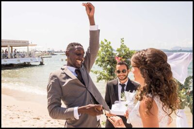 Mariage à la plage sur la French Riviera-Georges Panossian photographe