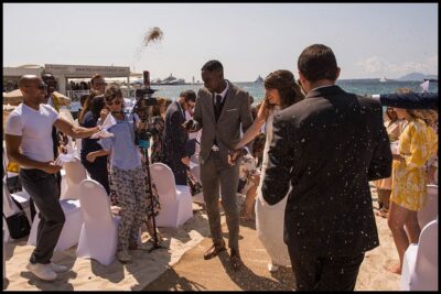 Mariage à la plage sur la French Riviera-Georges Panossian photographe