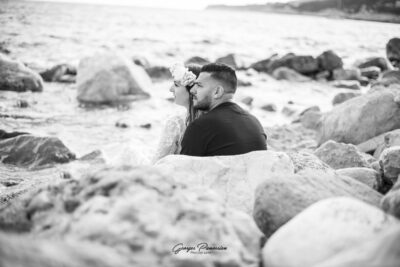 photo de grossesse en bord de mer à Cassis-Georges Panossian photographe