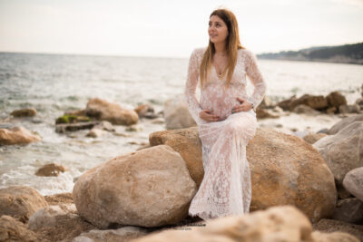 photo de grossesse en bord de mer à Cassis-Georges Panossian photographe