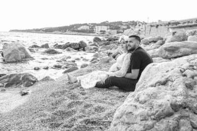 photo de grossesse en bord de mer à Cassis-Georges Panossian photographe