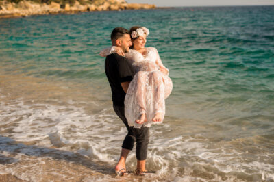 photo de grossesse en bord de mer à Cassis-Georges Panossian photographe